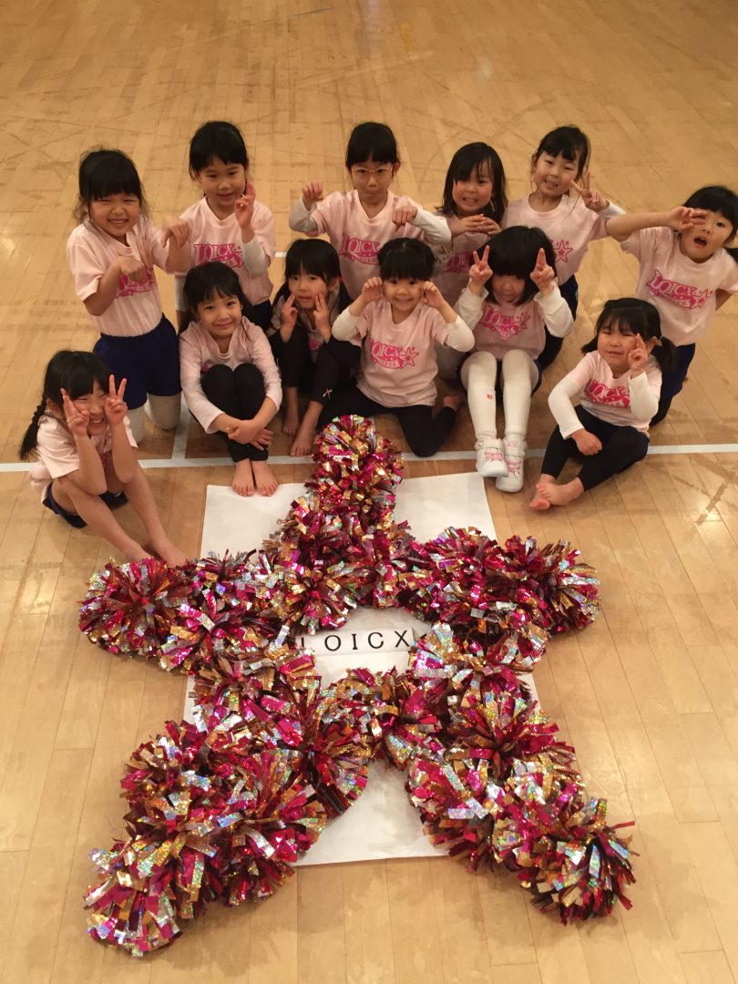1月 LOICX☆チアダンススクール くずはローズ幼稚園 参観日